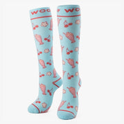 Pattern Party Bamboo Compression Socks 6 Pack