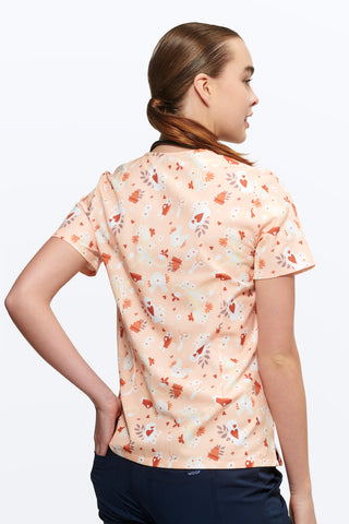 Aunty Flo Women’s 3-Pocket Scrub Top