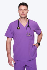 Men's 3-Pocket Scrub Top