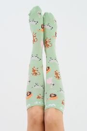 Wild Savanna Bamboo Compression Socks
