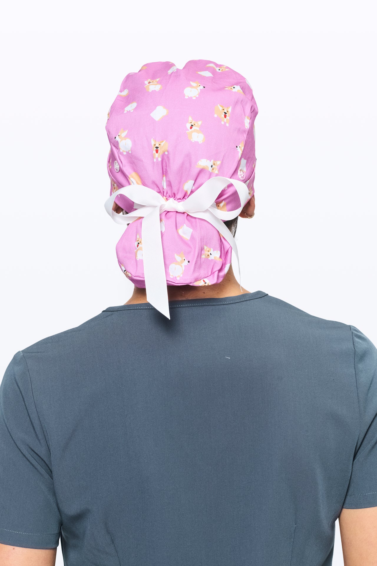 Loafing Corgis Scrub Cap