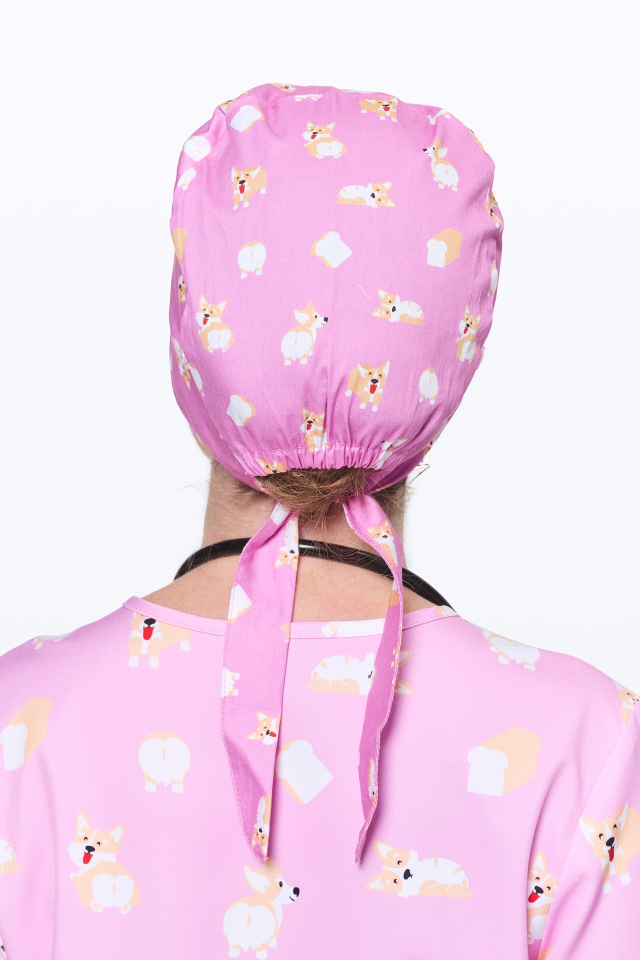 Loafing Corgis Scrub Cap