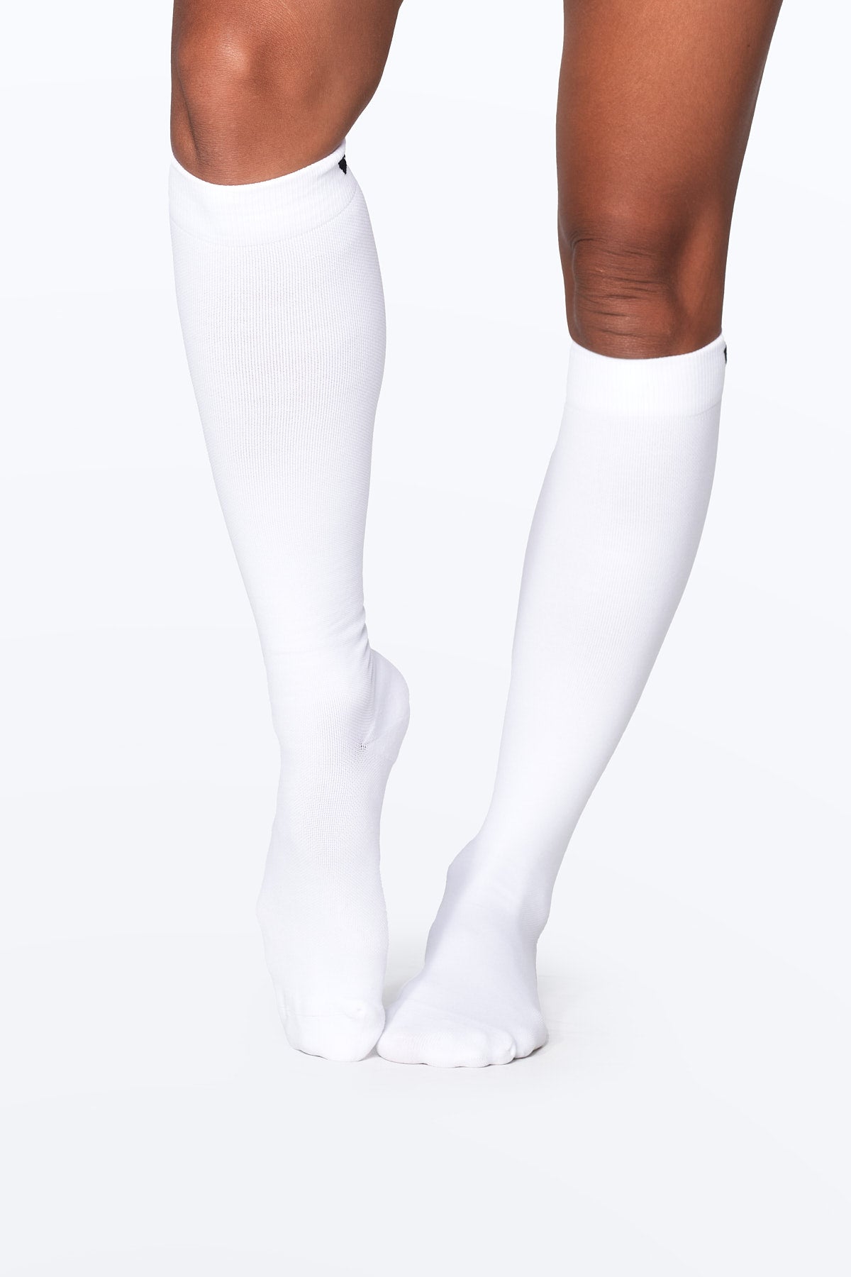 White MoistureWicking Compression Socks Dr. Woof Apparel AU