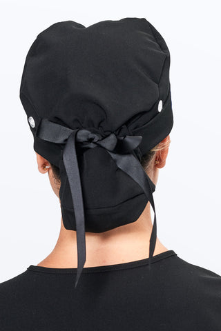 Perfect Match Sweat-Wicking Scrub Cap — Black