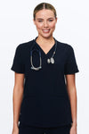 Women's 3-Pocket Scrub Top (Copy) in Navy