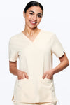 Women's 3-Pocket Scrub Top (Copy) in Whitsundays Sand