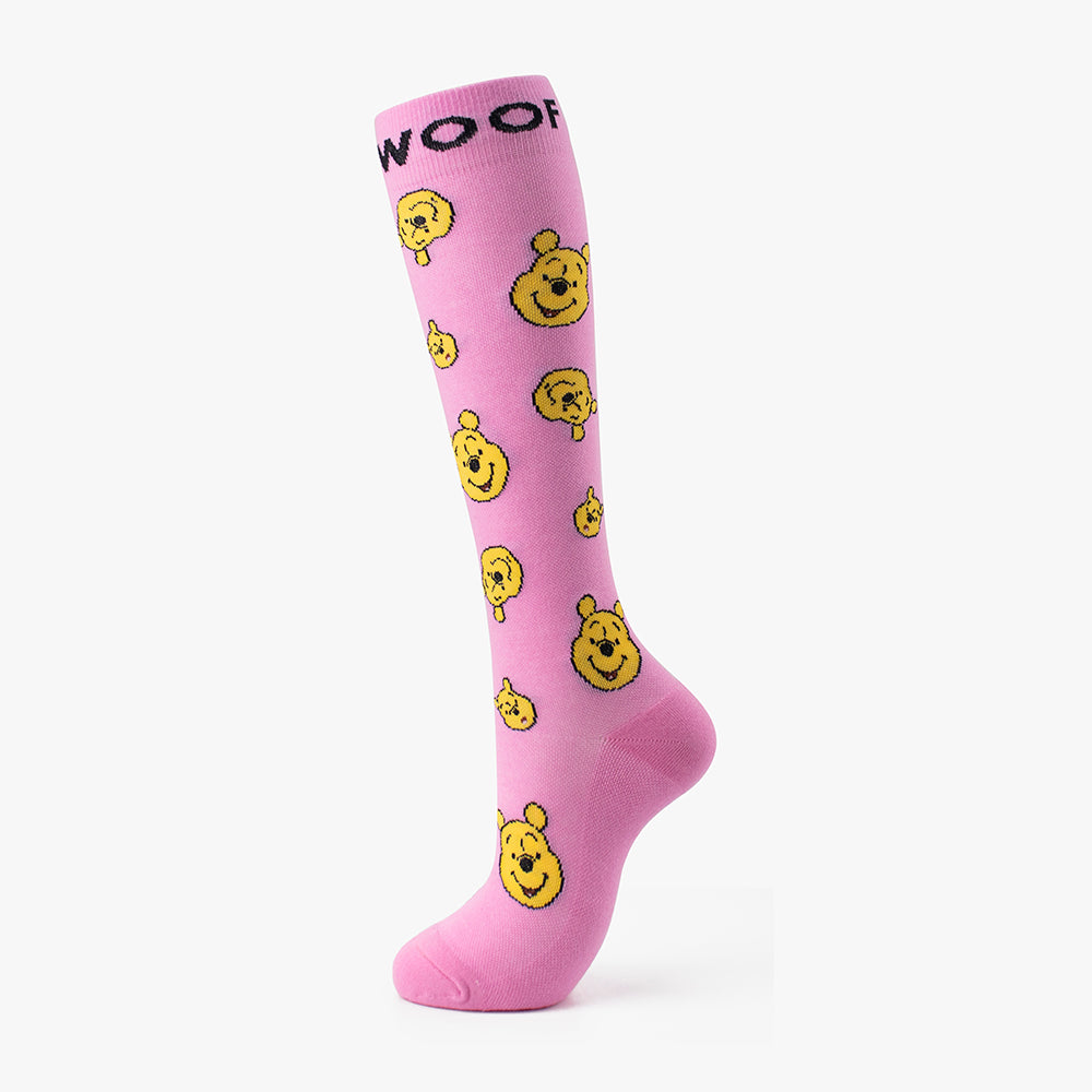 Disney's Winnie the Pooh Bamboo Compression Socks 6 Pack