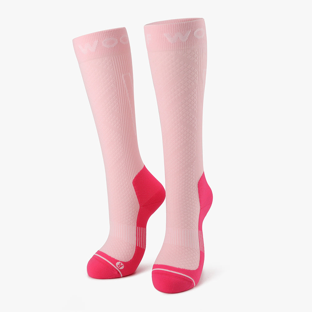 Pink Power Performance Compression Socks 6 Pack
