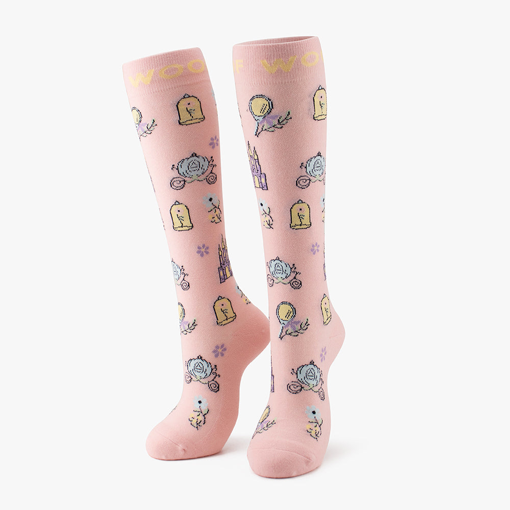 Disney Princess Bamboo Compression Socks 6 Pack