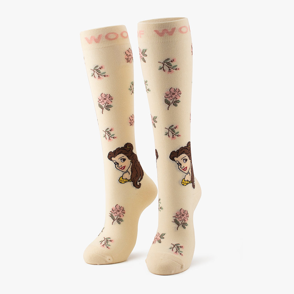 Disney Princess Bamboo Compression Socks 4 Pack