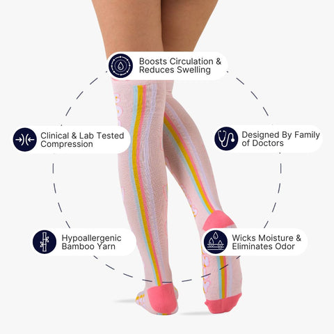 Good Vibes Bamboo Compression Socks