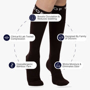 Nude 4 Bamboo Compression Socks