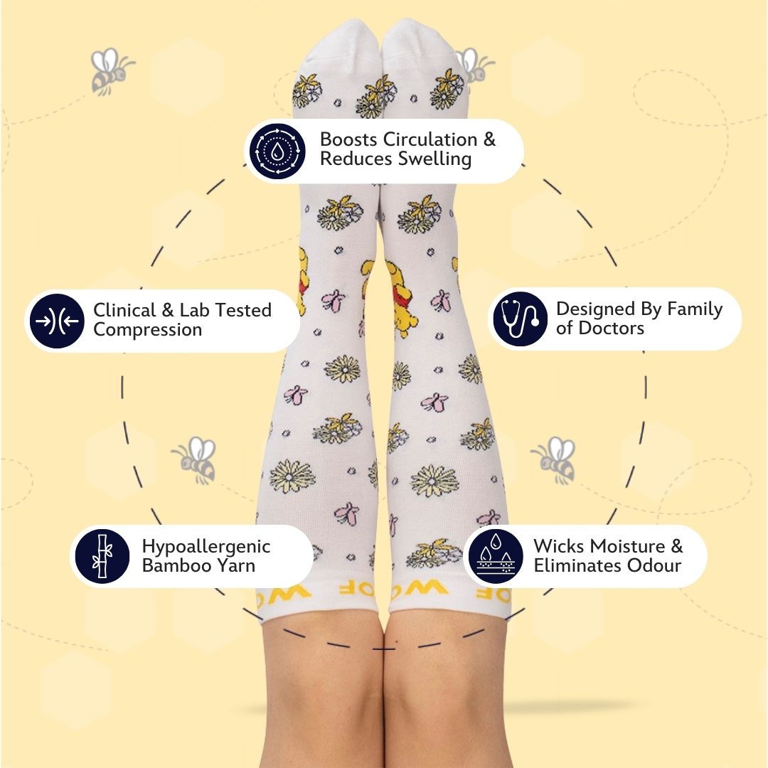 Disney’s Winnie the Pooh and Friends Scrunchie, Flower Patch