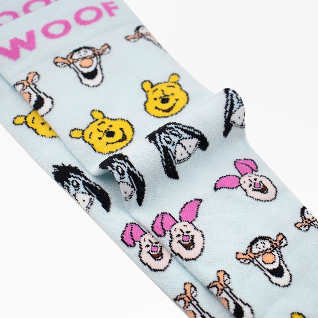 Disney’s Winnie the Pooh and Friends Bamboo Compression Socks, Hundred Acre Smiles
