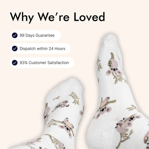 Aussie Natives Bamboo Compression Socks