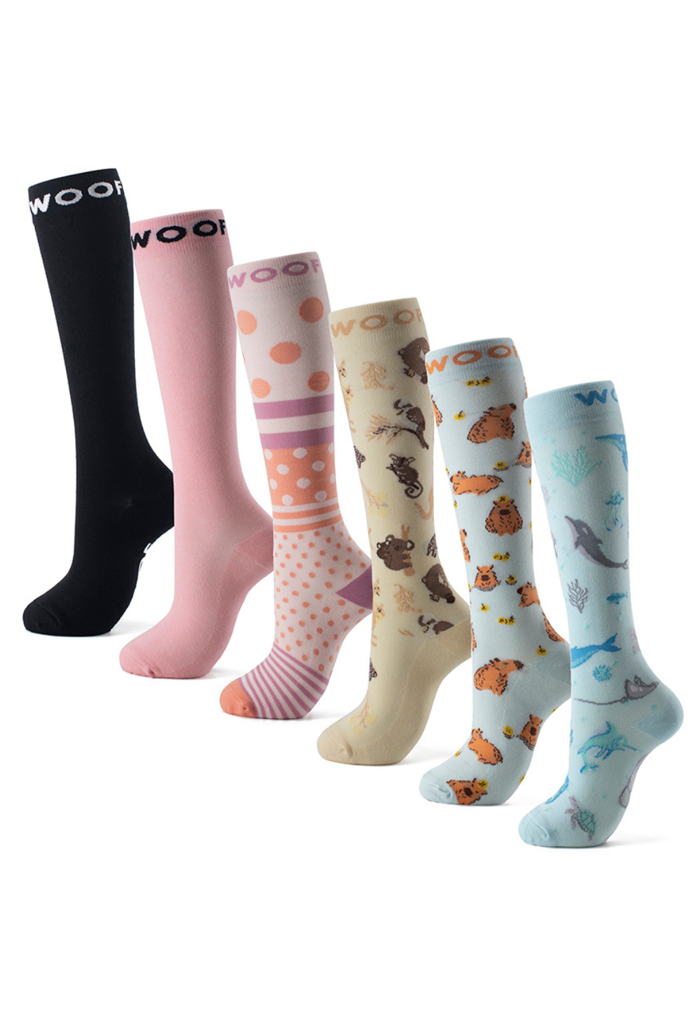 Sock Stars Bamboo Compression Socks 6 Pack