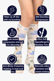 Tee Time Bamboo Compression Socks