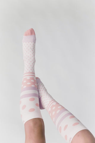 Spotty Spice Bamboo Compression Socks