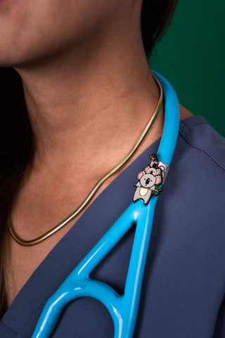 Got Your Back Stethoscope Charms Dr. Woof Apparel
